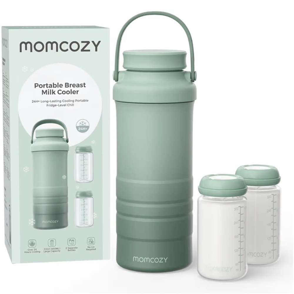 Green Portable Breast Milk Cooler